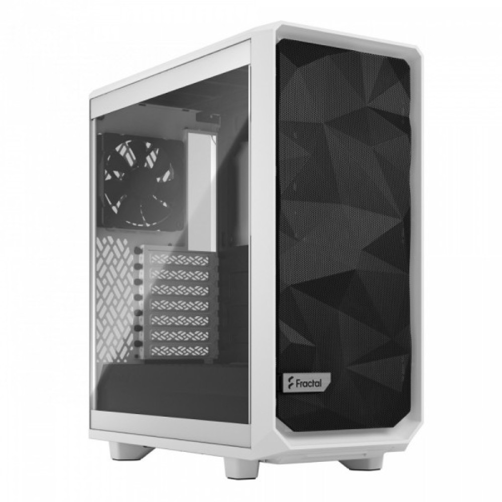 FRACTAL DESIGN Meshify 2 Compact White TG CT (FD-C-MES2C-05)