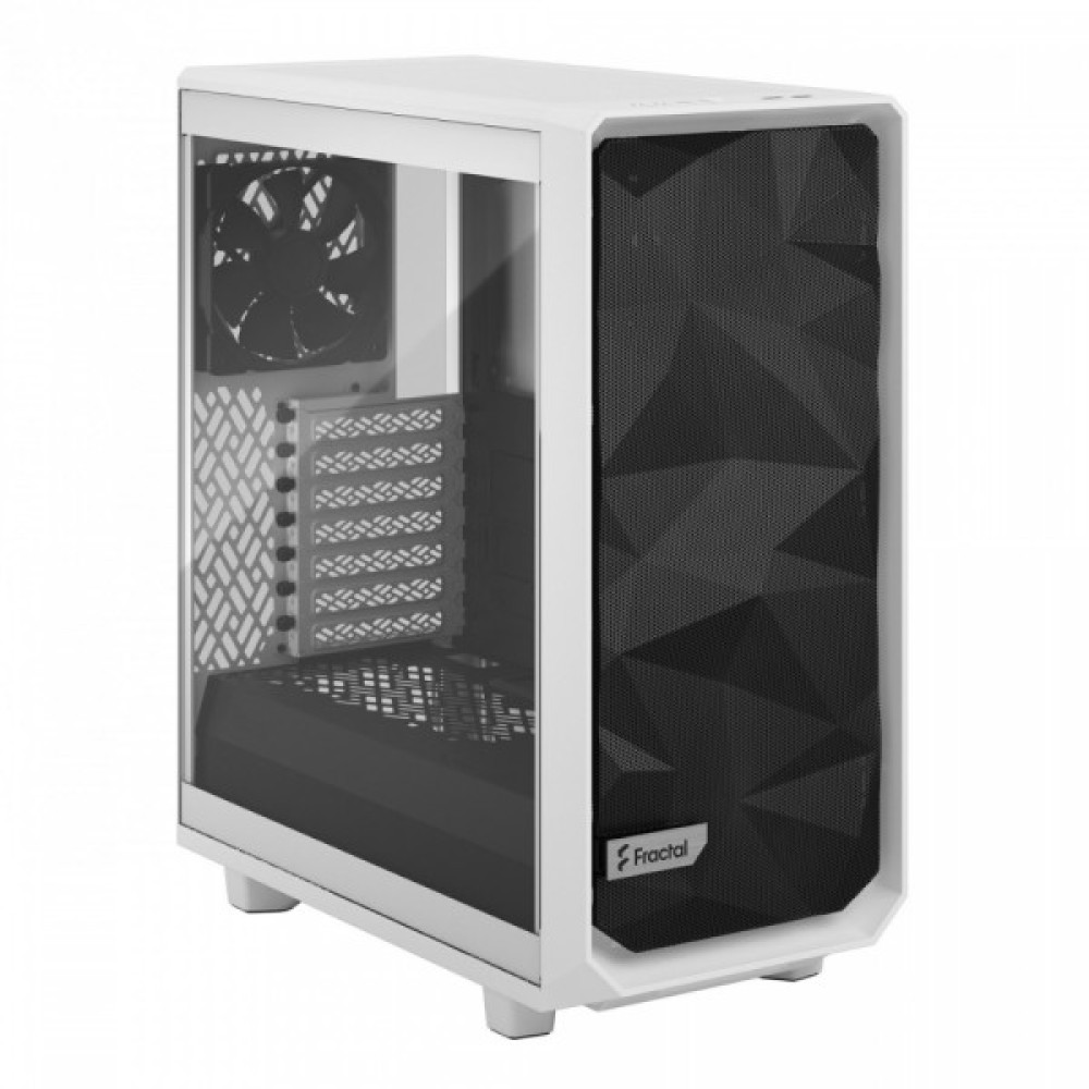 FRACTAL DESIGN Meshify 2 Compact White TG CT (FD-C-MES2C-05)