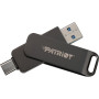 USB флеш накопичувач Patriot 64GB Rage R550 Matte Black USB/Type-C 3.2 (PE64GR550DSAD)
