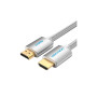 Кабель мультимедійний HDMI M to HDMI M 1.0m V2.0 4K60Hz braided aluminum alloy gray Vention (AABIF)