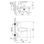 Змішувач Corso BE-1C122C (9608200) Змішувач Corso BE-1C122C (9608200)