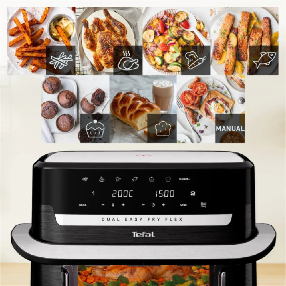Мультипіч Tefal Dual Easy Fry Flex (EY9228E0)