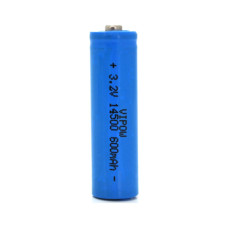 Акумулятор 14500 600mAh, LiFePO4, TipTop, 3.2V, Blue Vipow (IFR14500-600mAhTT / 21440)