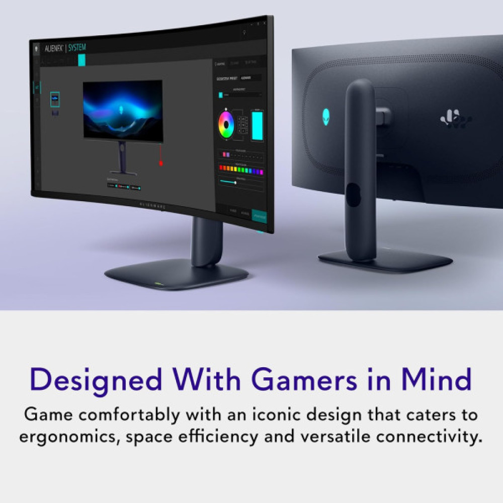 Монітор DELL 34" AW3425DW 2xHDMI, DP, USB, QD-OLED, 3440x1440, 21:9, 240Hz, 0.03ms, DCI-P3 99.3%, CURVED, G-SYNC, FreeSync, AdaptiveSync, HAS, HDR TrueBlack 400