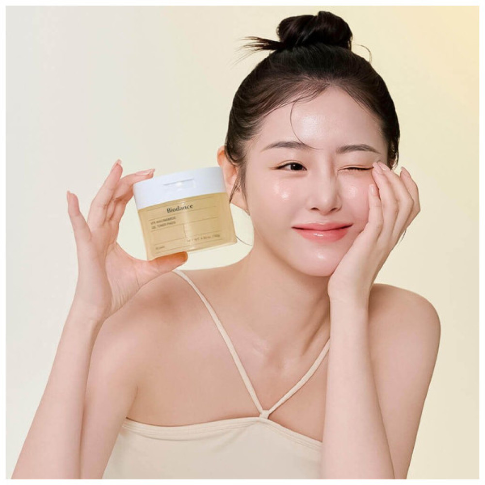 Патчі для обличчя Biodance Vita Niacinamide Gel Toner Pad 60 шт. (8809891183685)