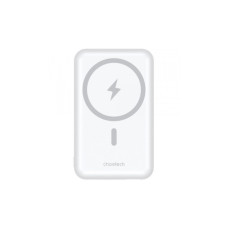 Батарея універсальна Choetech Magnetic Wireless 10000mAh 20W, PD,QC/3.0, USB-A, USB-C, White (B663-ACWH)