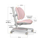 Дитяче крісло Mealux Ortoback Duo Pink (Y-510 KP)