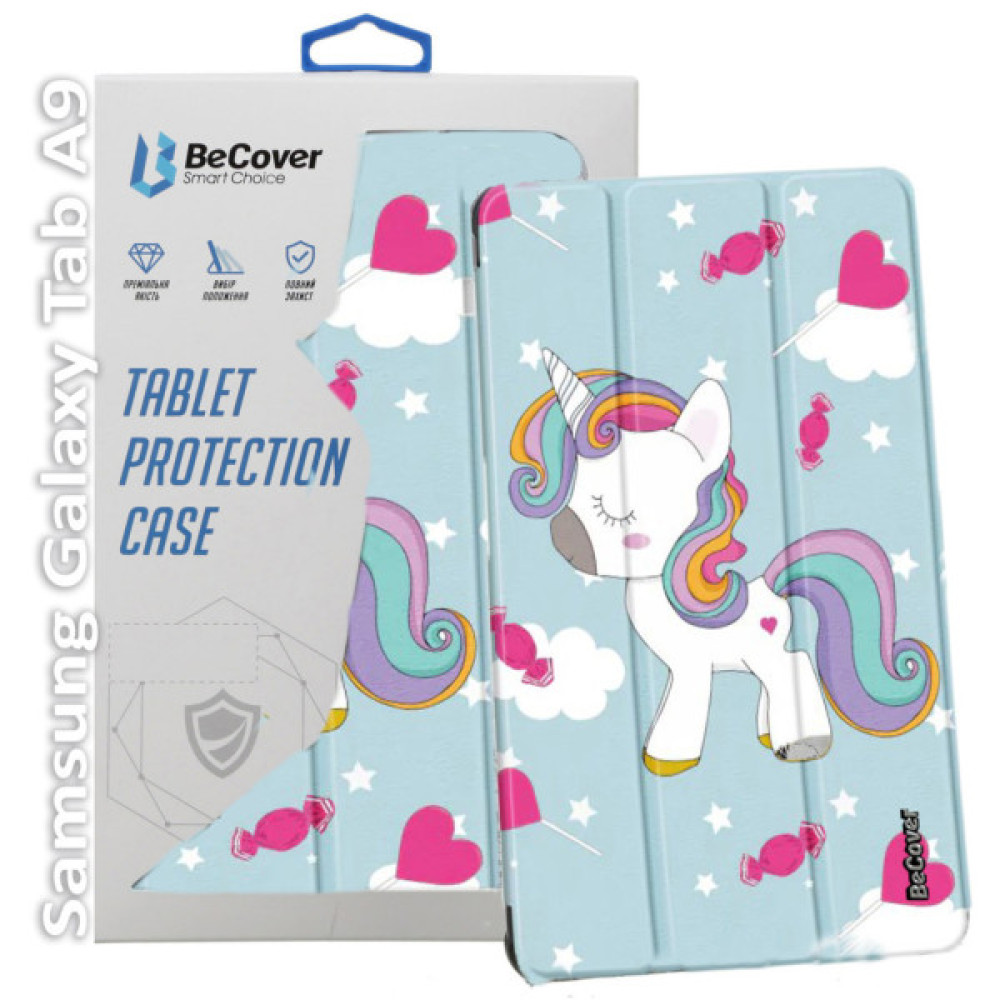 Чохол до планшета BeCover Smart Case Samsung Tab A9 SM-X115 8.7" Unicorn (709921) Чохол до планшета BeCover Smart Case Samsung Tab A9 SM-X115 8.7" Unicorn (709921)