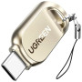 Зчитувач флеш-карт UGREEN USB-C to TF 3.0 CM331 Light Golden (80124)
