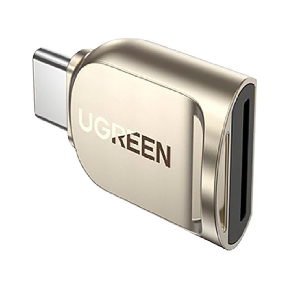 Зчитувач флеш-карт UGREEN USB-C to TF 3.0 CM331 Light Golden (80124)