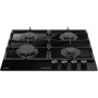 Варильна поверхня Hansa газова на склі, 59см, чавун, чорний