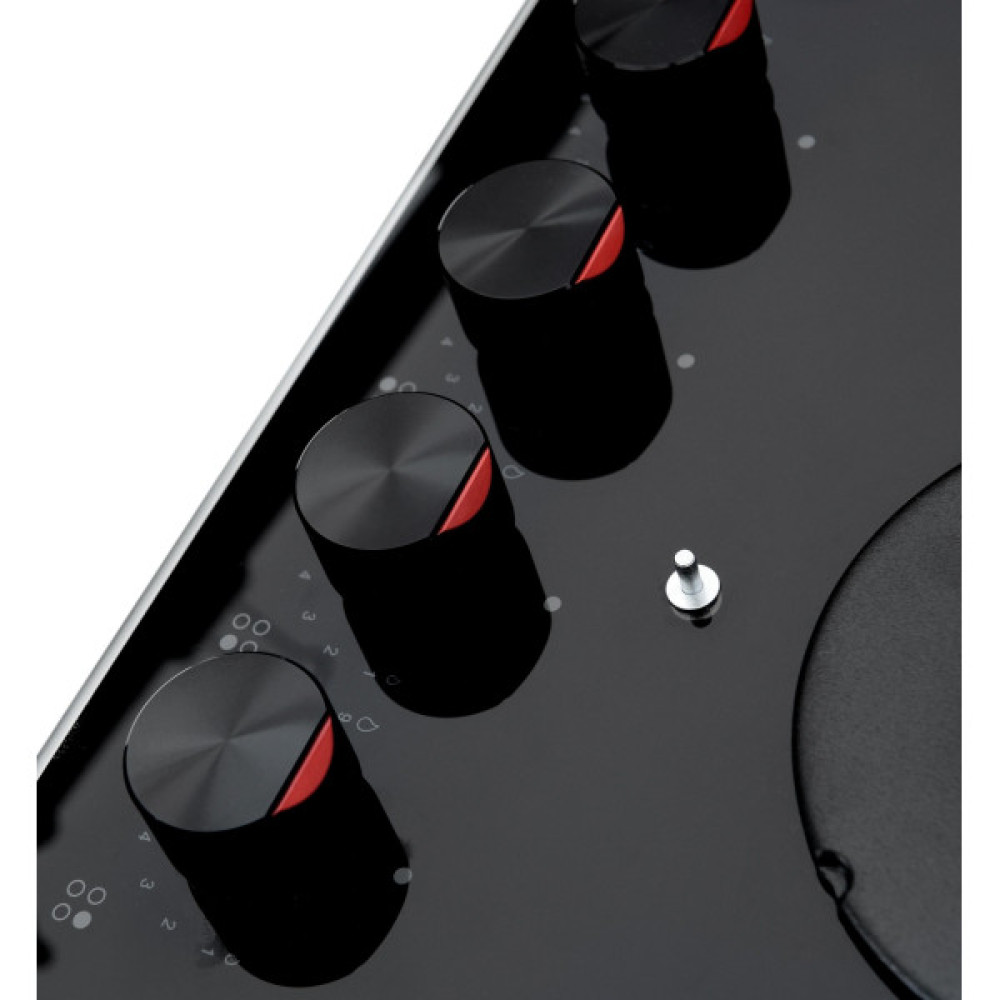 Варильна поверхня Hansa газова на склі, 59см, чавун, чорний