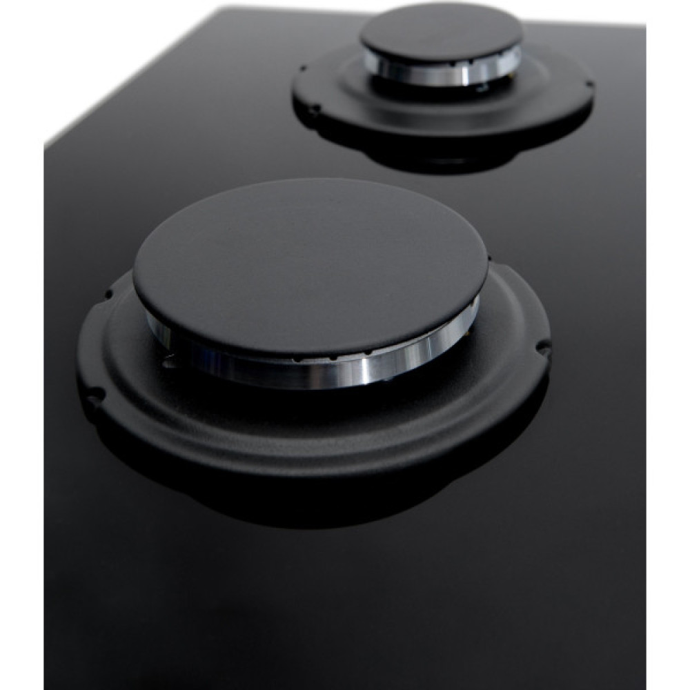 Варильна поверхня Hansa газова на склі, 59см, чавун, чорний