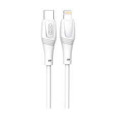 Дата кабель USB-C to Lightning 1.0m 27W High Elastic Zeus XO (NBQ239A_White)