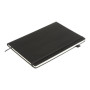 Книга записна Buromax Etalon 210x295 мм 96 аркушів в клітинку обкладинка зі штучної шкіри Чорна (BM.294160-01)