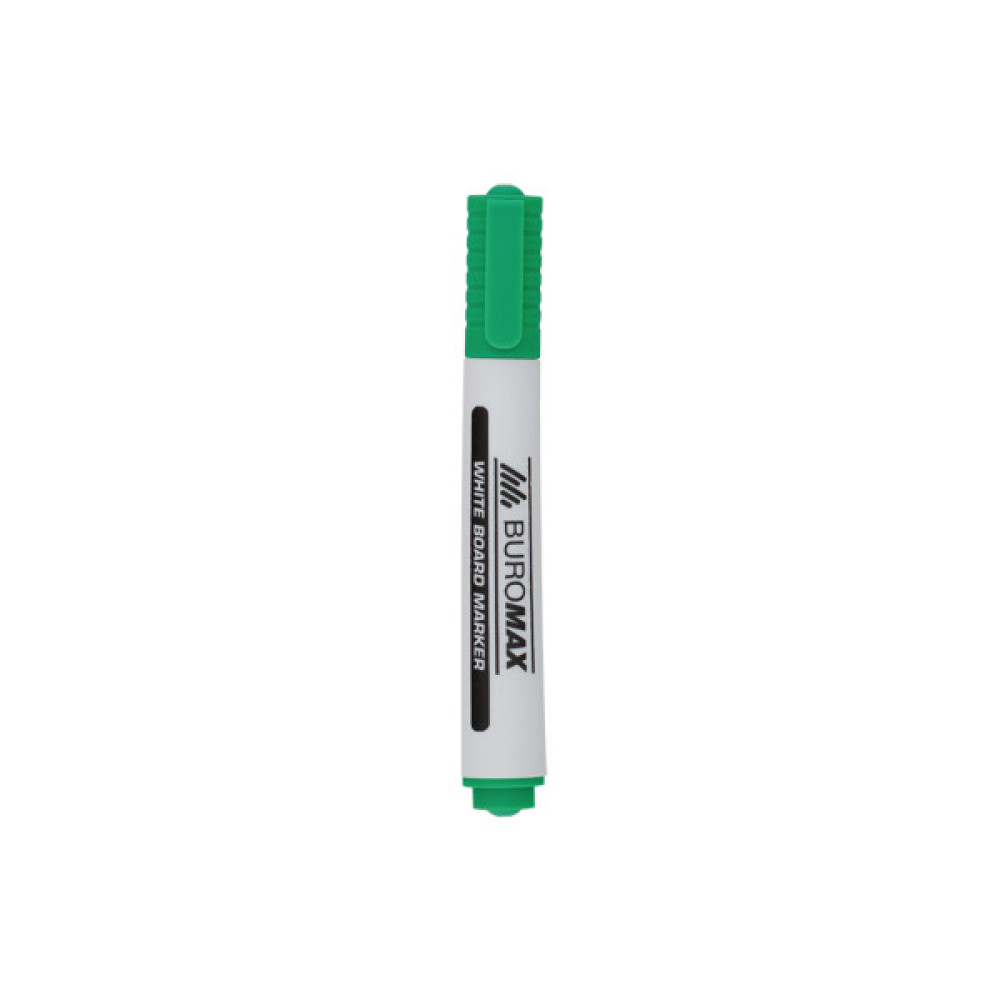 Маркер Buromax для магнітних дошок, зелений, 2-4 мм, спиртова основа (BM.8800-04)