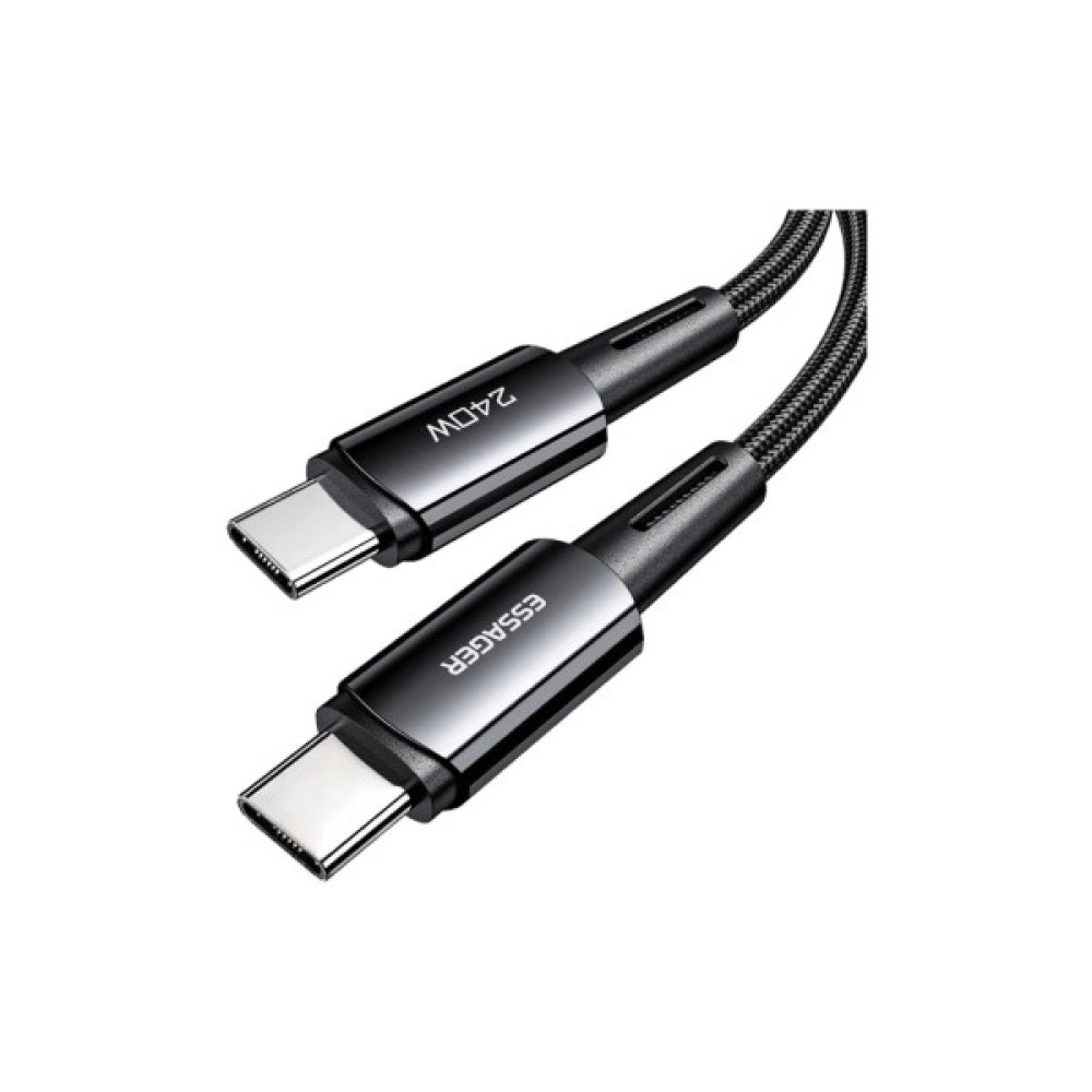 Дата кабель USB-C to USB-C 1.0m 240W Essager (EXCTT3-CG0G-P)