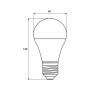 Лампочка EUROELECTRIC LED А60 12W 1100 Lm E27 4000K (LED-A60-12274(AV)) Лампочка EUROELECTRIC LED А60 12W 1100 Lm E27 4000K (LED-A60-12274(AV))