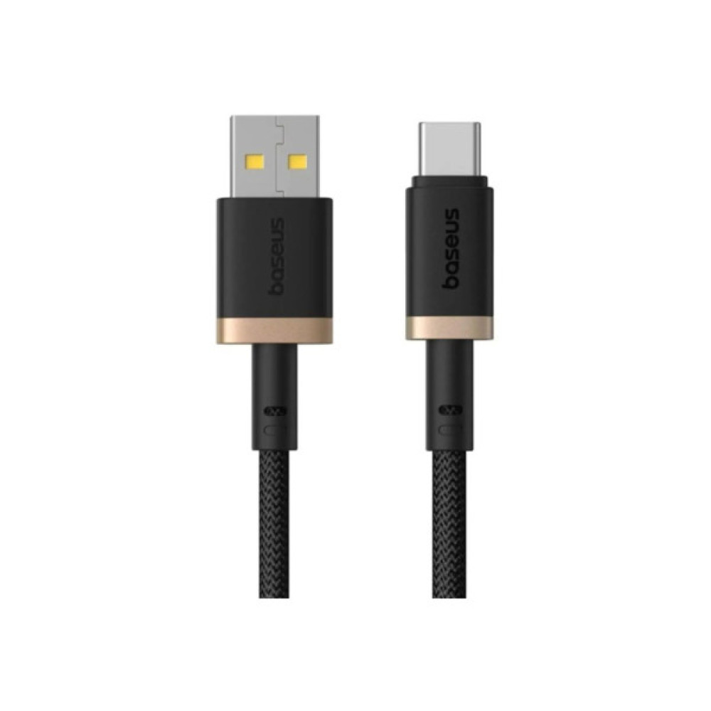 Дата кабель USB AM to USB-C 1.0m 60W black/gold Baseus (P10377802U01-00)