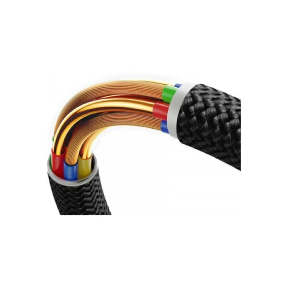 Дата кабель USB AM to USB-C 1.0m 60W black/gold Baseus (P10377802U01-00)