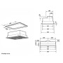 Витяжка кухонна Interline WIND BL A/60/GL/ST Витяжка кухонна Interline WIND BL A/60/GL/ST