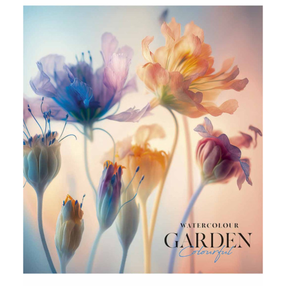 Зошит Школярик Macro garden 96 аркушів лінія (096-3247L)