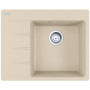 Мийка кухонна Franke Centro, фраграніт, прямокутник, з крилом, 620х500х200мм, чаша - 1, накладна, CNG 611-62 TL , бежевий
