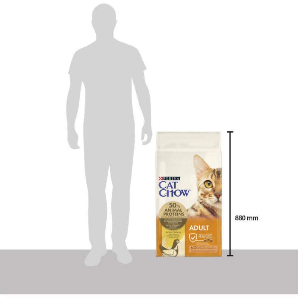 Сухий корм для кішок Purina Cat Chow Adult з куркою 15 кг (5997204514127)