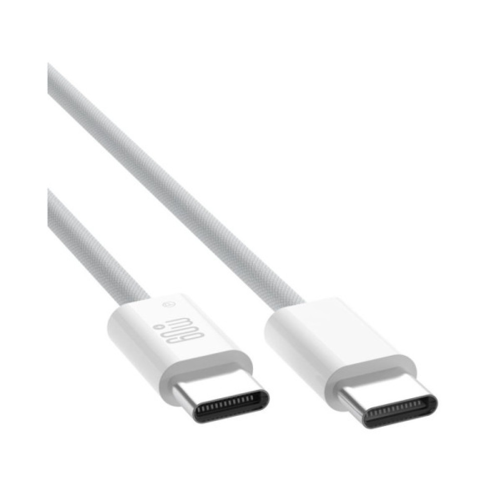 Дата кабель USB-C to USB-C 1.0m 60W white XO (NBQ273_C_White)