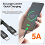 Дата кабель USB-C to USB-C 1.0m 100W black Essager (EXCTT1-XC01)