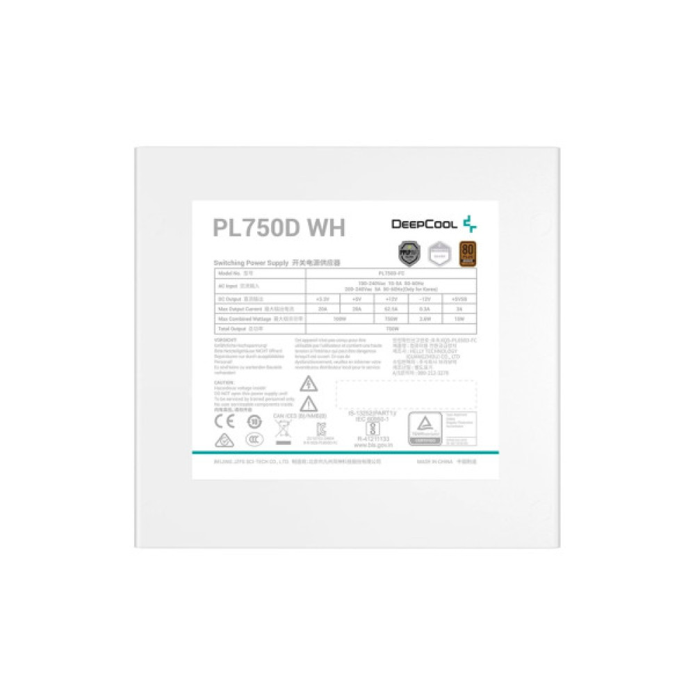 Блок живлення Deepcool 750W (PL750D WH)