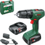 Шурупокрут-дриль акумуляторний Bosch EasyImpact 18V-40 18В 2х2А·год 20·38Нм 0-430·0-1630об/хв кейс ЗП 1.4кг