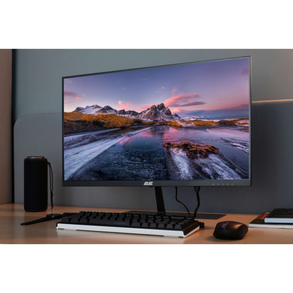 Монітор 2E 23.8" D2425B D-Sub, HDMI, MM, IPS, 100Hz, FreeSync