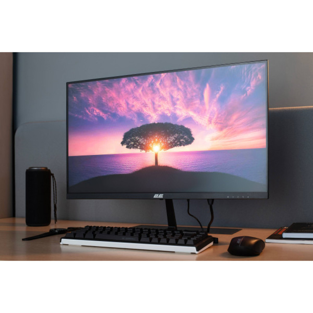 Монітор 2E 23.8" D2425B D-Sub, HDMI, MM, IPS, 100Hz, FreeSync