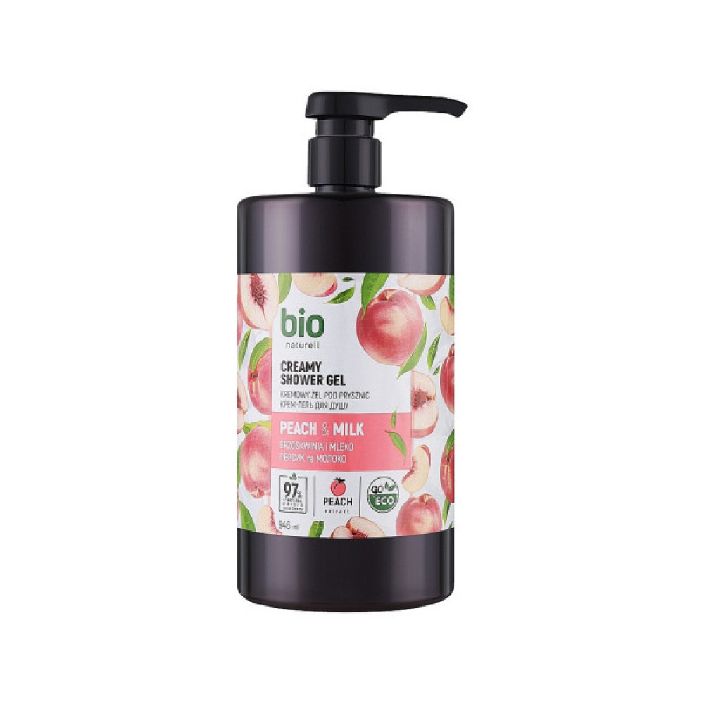 Гель для душу Bio Naturell Персик та молоко 946 мл (4820168434471)
