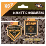 Закладки для книг Yes магнітні Military, 2шт (708112) Закладки для книг Yes магнітні Military, 2шт (708112)