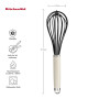 Вінчик KitchenAid Coreline 27 см кремовий (KAG0640OHACE) Вінчик KitchenAid Coreline 27 см кремовий (KAG0640OHACE)
