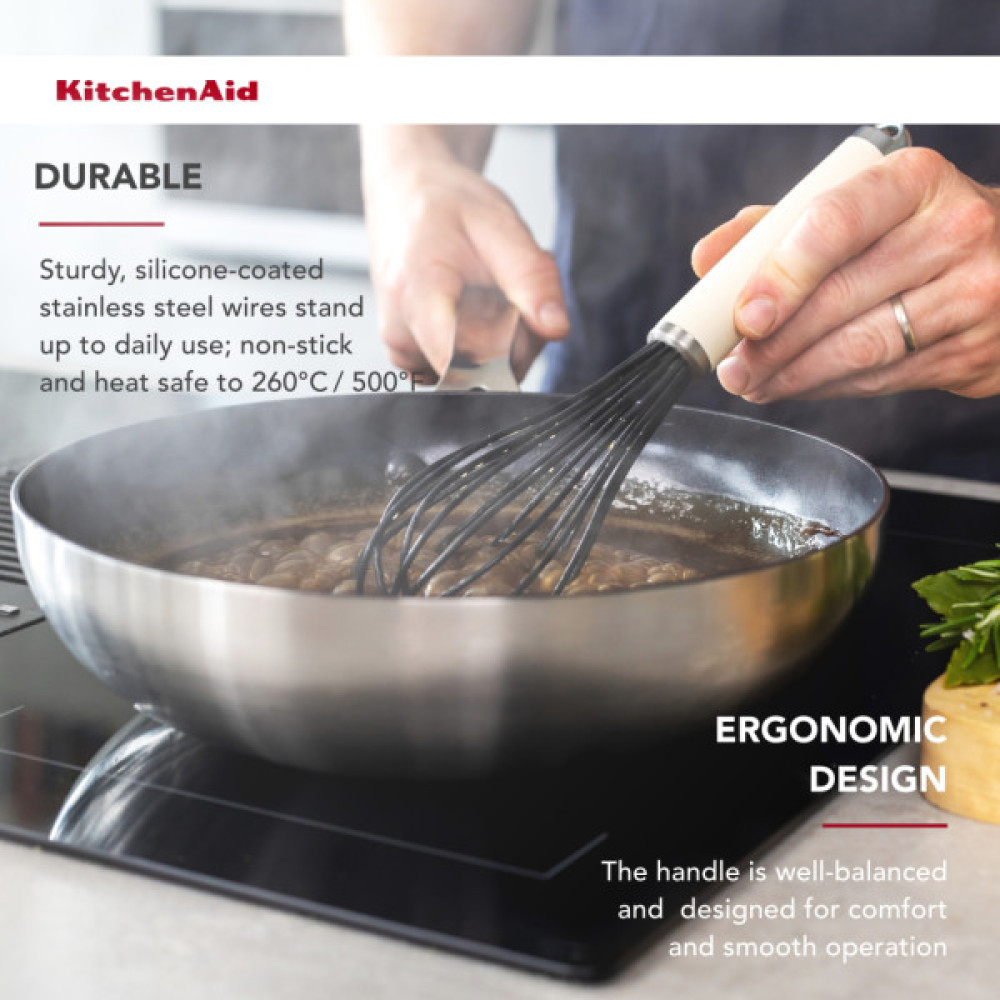Вінчик KitchenAid Coreline 27 см кремовий (KAG0640OHACE)