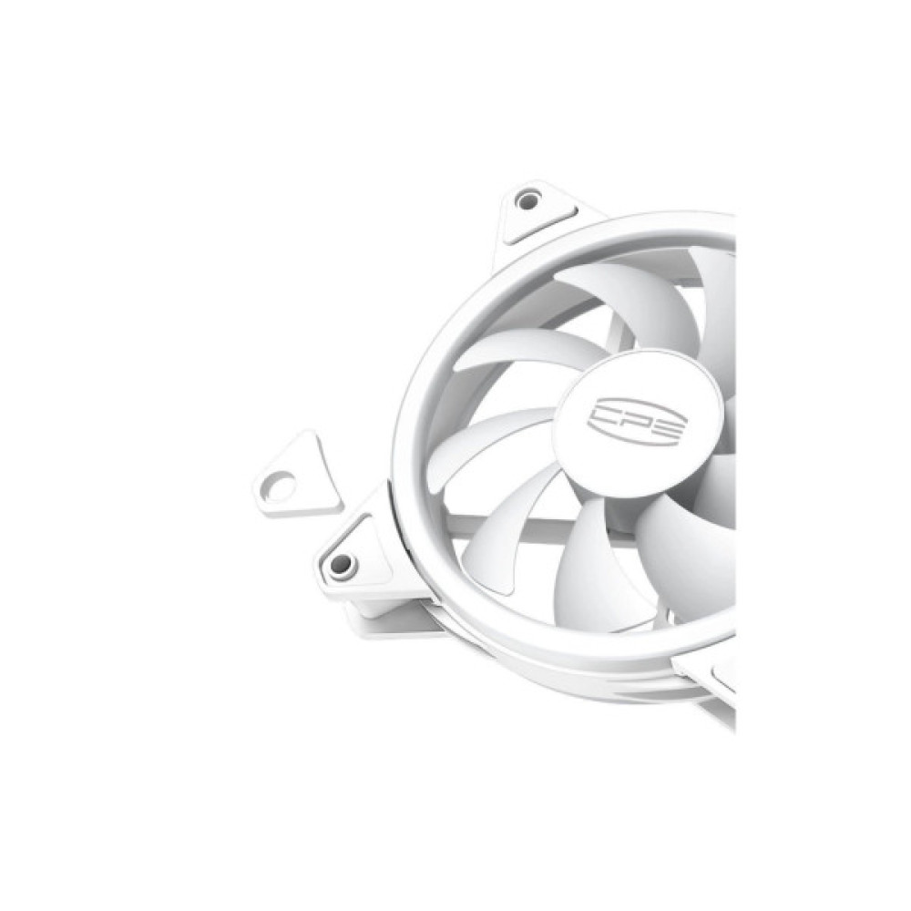 Кулер до корпусу PcCooler F3 T120 ARGB WH