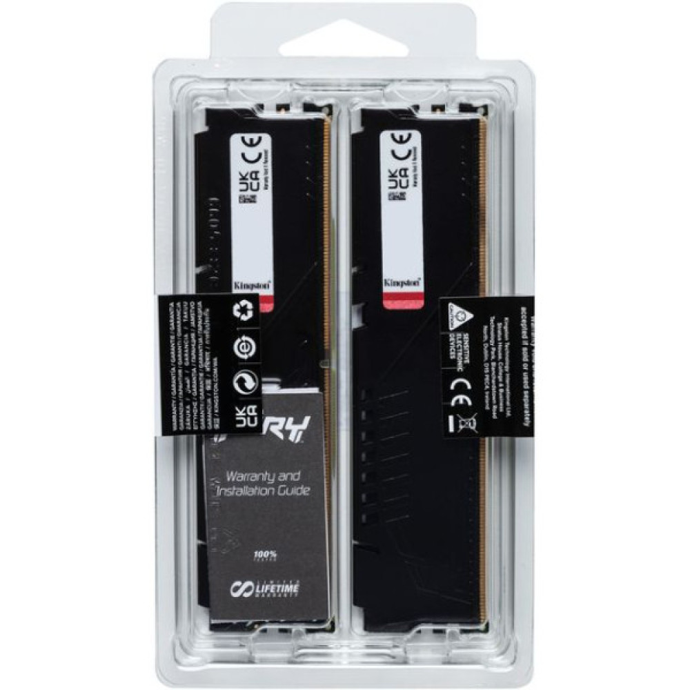 Пам'ять ПК Kingston DDR5 32GB KIT (16GBx2) 6000 Beast XMP