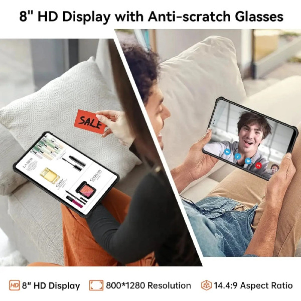 Планшет OUKITEL RT3 8" 4/64GB NFC / LTE Black (6931940747165)