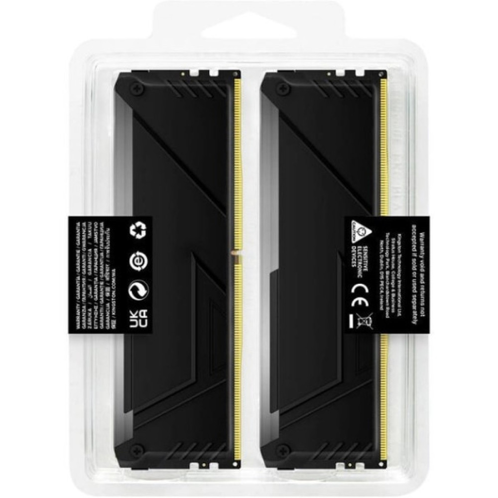 Пам'ять ПК Kingston DDR4 32GB KIT (16GBx2) 3600 FURY Beast RGB