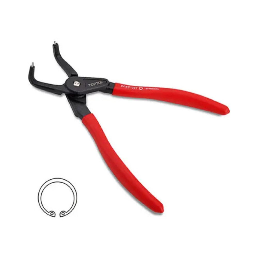 Автомобільний зйомник Toptul для зняття стопорних кілець 9" (стиск загнуті кінці) (DCBC1309)