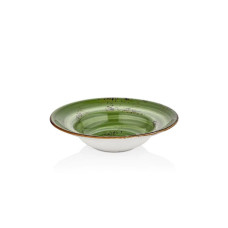 Тарілка By Bone Harmony Breeze для пасти з піднятим бортом 25 см (HA-BR-ZT-25-CK)