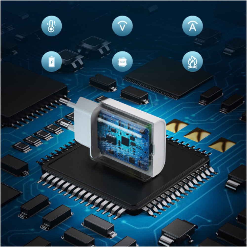 Зарядний пристрій Choetech USB-C PD20W white (Q5004-V5)