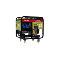 Генератор GenPower дизельний GDG 12000E, 230V, 50Hz, 12kVA/9.6kW, 15 л, електростартер (GDG 12000E)