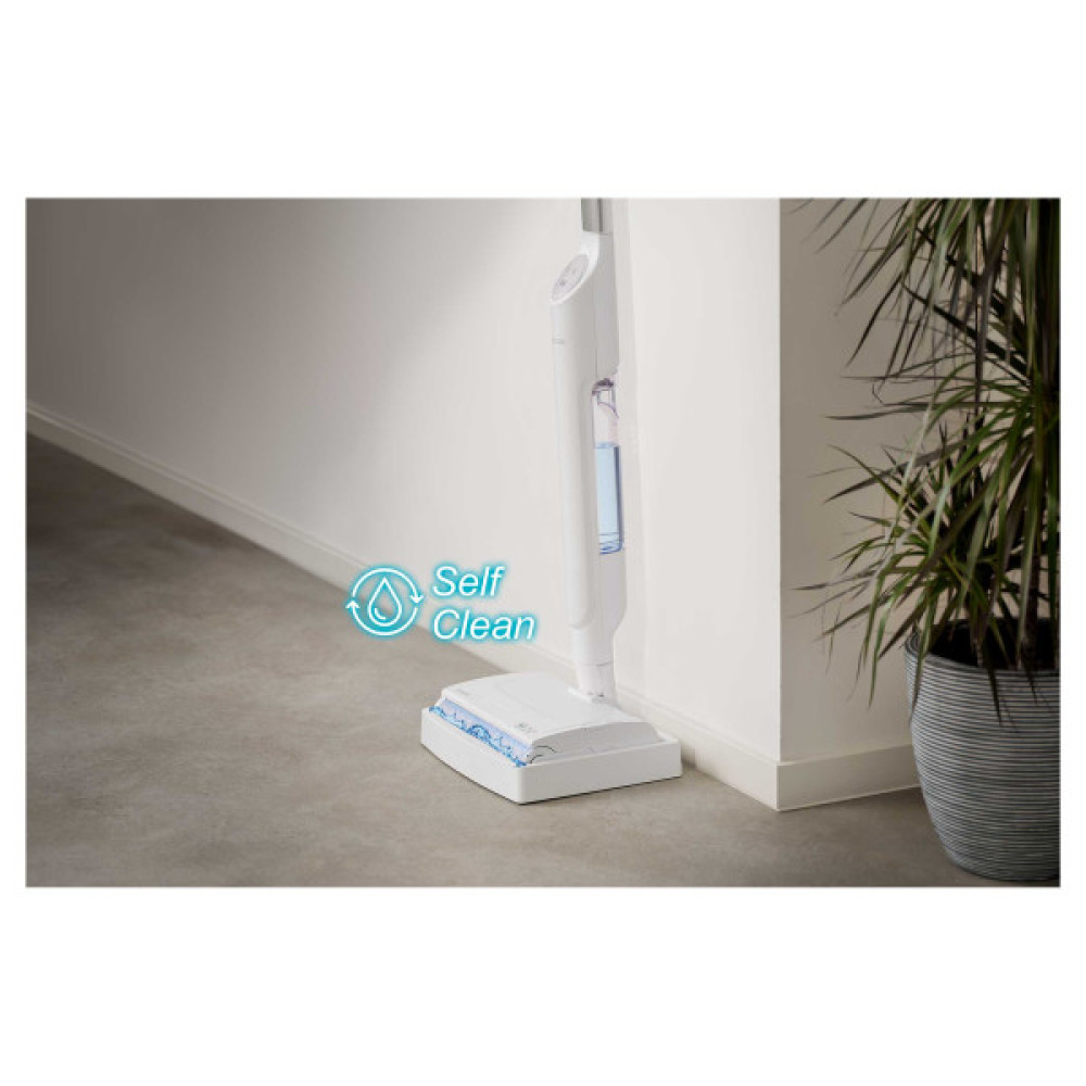 Пилосос Sencor безпровідний миючий, конт для води-0.4л, автон. робота до 40хв, вага-2.8кг, НЕРА, білий