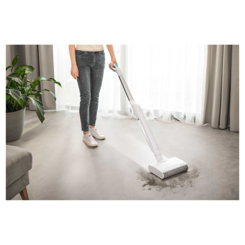 Пилосос Sencor безпровідний миючий, конт для води-0.4л, автон. робота до 40хв, вага-2.8кг, НЕРА, білий