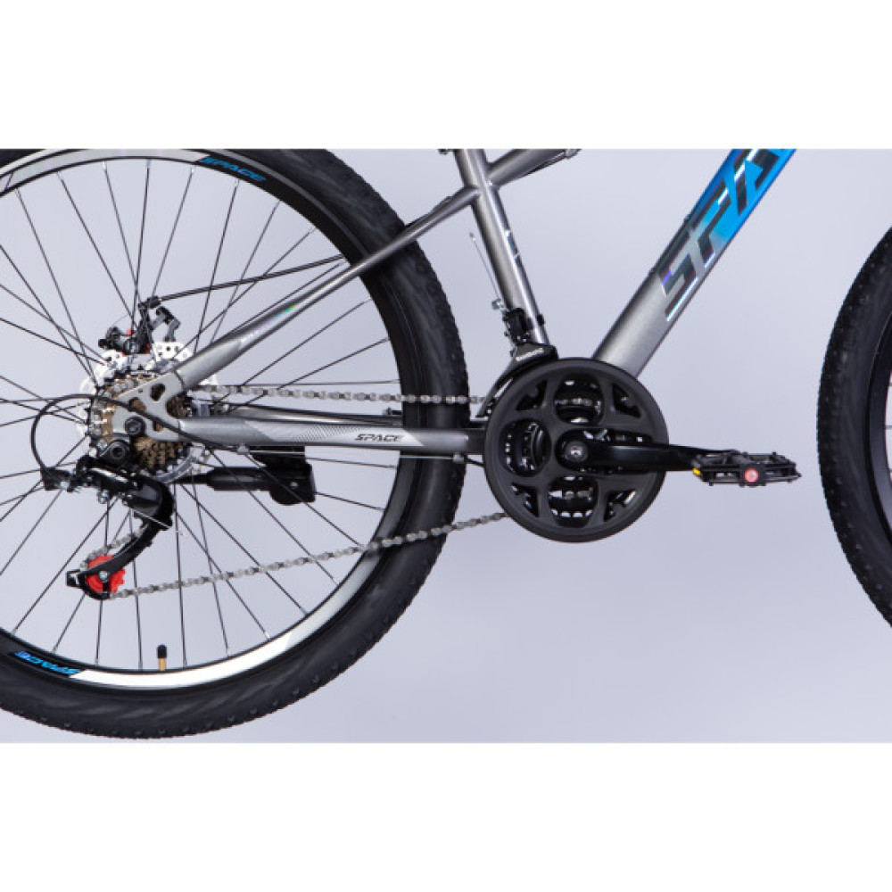 Велосипед Space 26" MARS DD FR рама-13" ST 2026 синьо-сірий (OPS-SP-26-080)