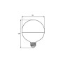 Лампочка Eurolamp LED G95 15W E27 4000K 220V (LED-G95-15274(P)) Лампочка Eurolamp LED G95 15W E27 4000K 220V (LED-G95-15274(P))